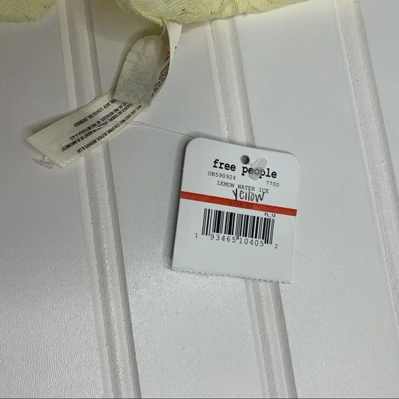 Free People Galloon Racerback Yellow Lace Bralette - Picture 5 of 9